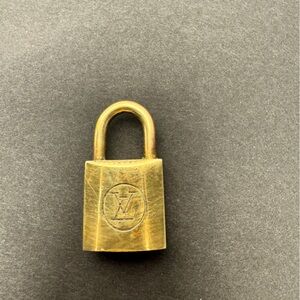 Louis Vuitton Brass Vintage 220 Gold Padlock  No Key